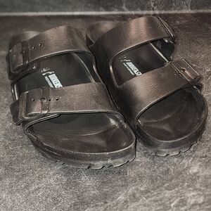 Birkenstock Size 41 Eva Men's Black Slide Sandals